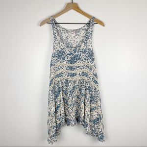 Free People lace floral tank size xsmall